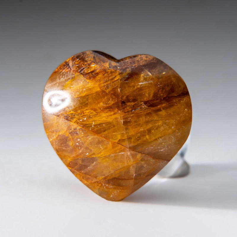 Véritable quartz citron poli (moyen) Hert de Madagascar