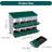 Nesting Boxes For Chickens, Chicken Nesting Box, Roll Away Nesting Box, Chicken Laying Boxes, Nesting Box For Hens With Lid Cover For Chicken Coop, 8 Compartments, Green