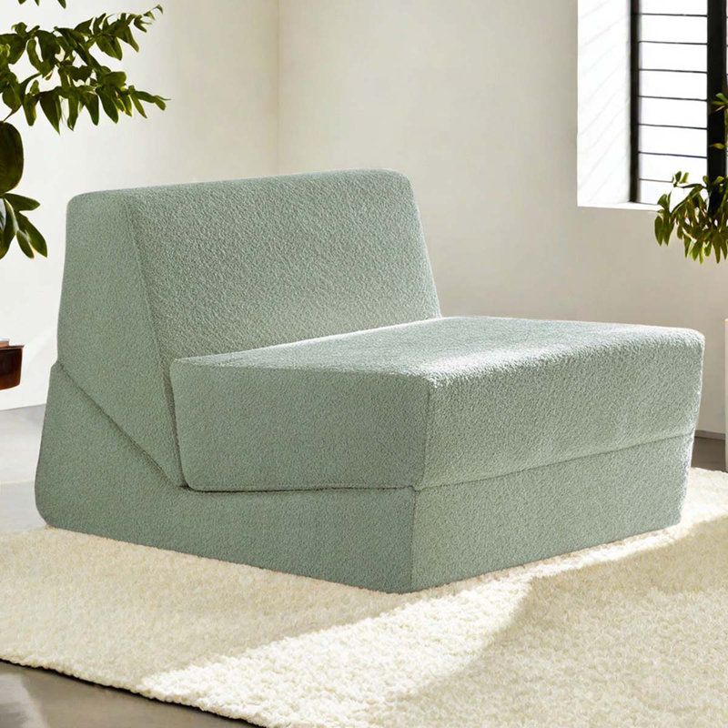 Parisa 31,5 de large, Flanelle vert menthe