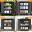 Armoire à outils en acier de 47 po de hauteur pour le garage, l'entrepôt, le sous-sol de la maison - Compartiments spacieux, atelier de métal polyvalent, solutions de rangement polyvalentes et polyvalentes