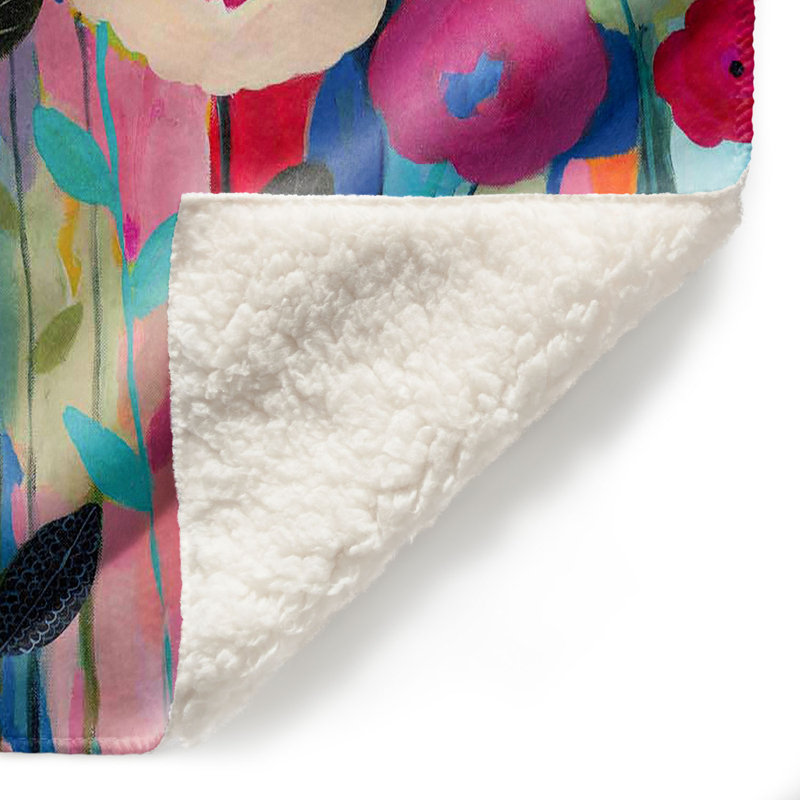 Couverture sherpa doux , 68 po x 80 po