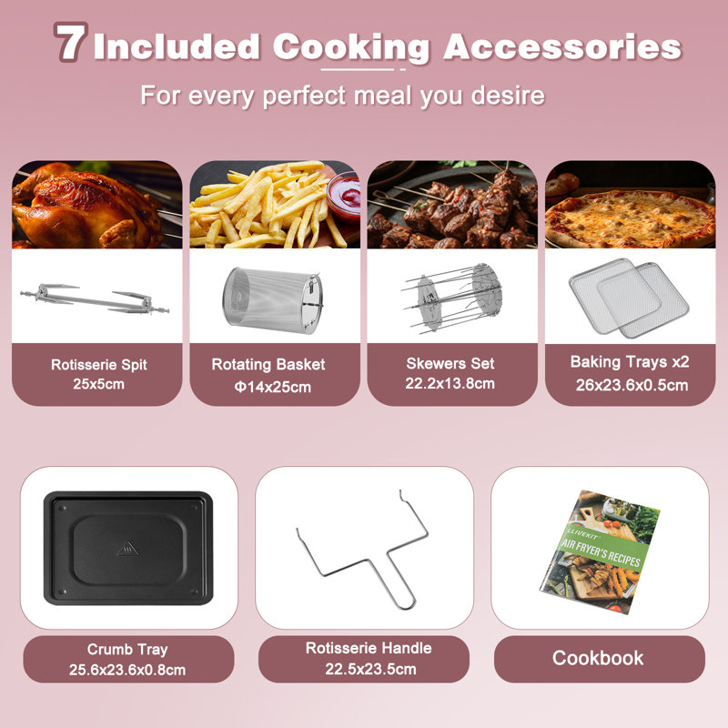 Belfry Kitchen Jaycob 12L Air Fryer Oven