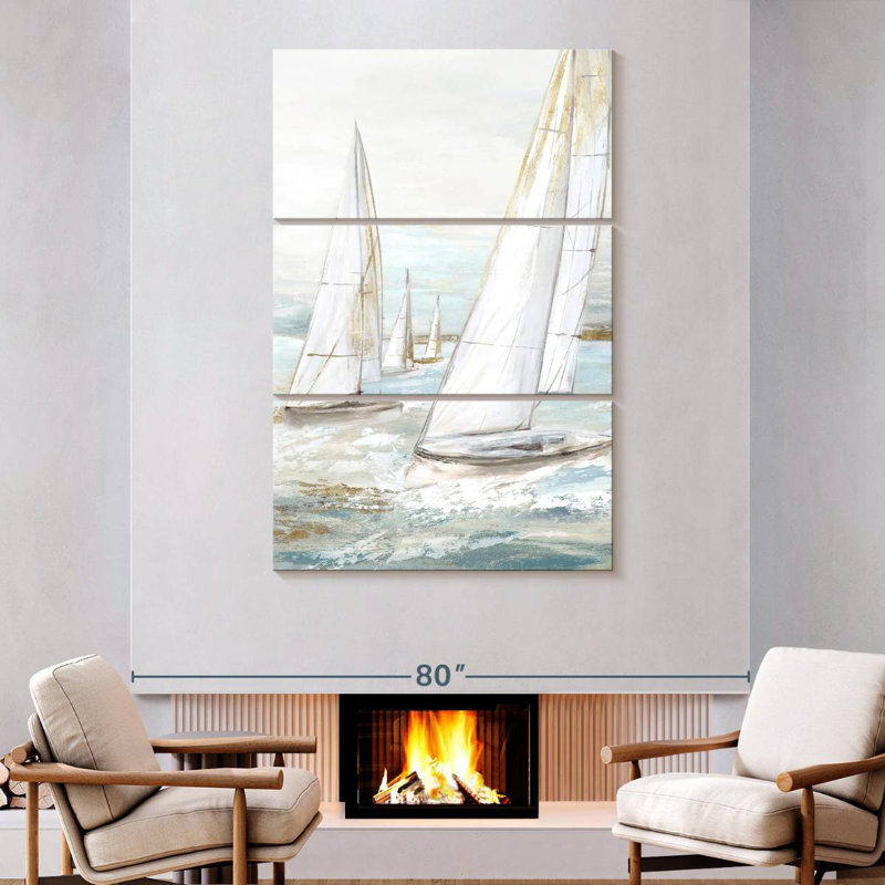 Mehar Windswept Sails II, 74" H x 48" W