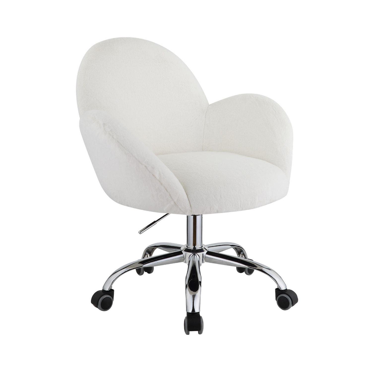 Kaycee Mid Back Task Chair Orren Ellis Upholstery Color: White