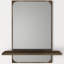 Miroir Freeburg avec tablettes Overmantel