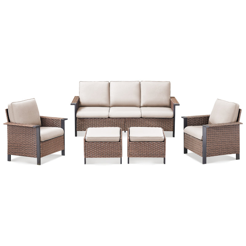 Ensemble de conversation Coady, Brun, Beige