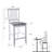 Chic Slat Back Wooden Counter Stools with Upholstered Seats-99343621-99343618
