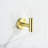 5 Piece Bathroom Towel Rack Wall Mount - Brushed Gold Made Of Aluminium Rust For Multiple Rooms Simple Installation 5 Aluminium, Fit For Bathroom, Bedroom, Laundry, Kitchen Method-1342436652