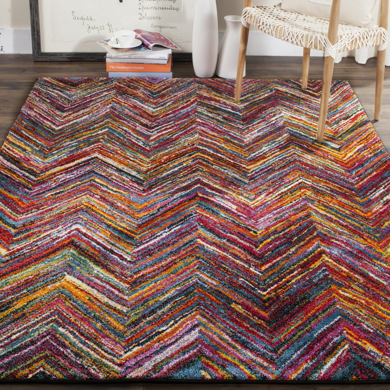 Miley Performance Chevron Rug