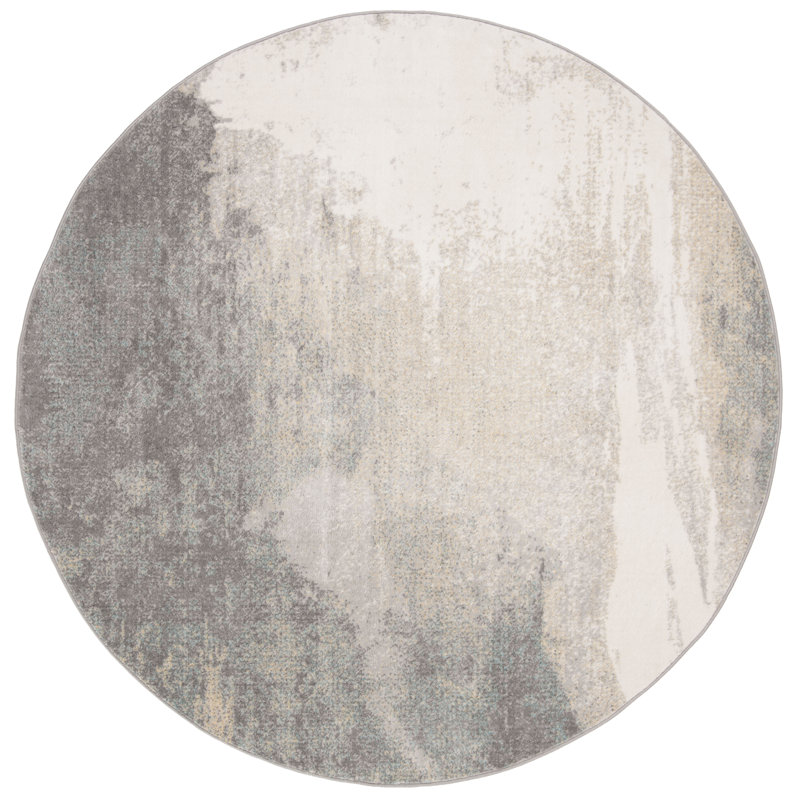 Tiberius Abstract Area Rug, Round 201 cm
