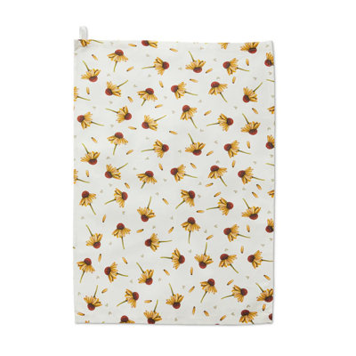 Cotton Floral Tea Towel Kitchen Towel