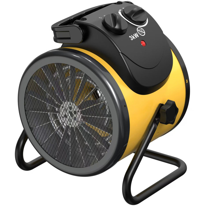 Dura Heat Electric Workspace Heater 5120 BTU, 1500W, Heats 250 Sq Ft - EUH1500