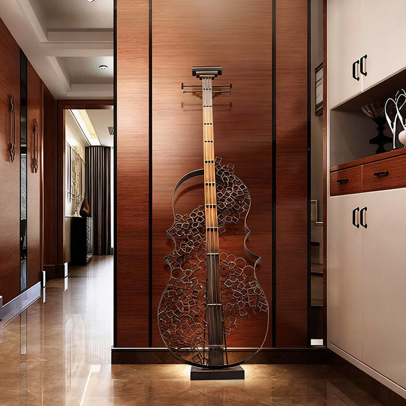 Décoration murale en fer moderne, H 31,5 po x l 9,84 po x P 10,63 po