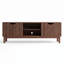 Buffet 70 pouces en bois de pin brésilien massif - Armoire de rangement entièrement assemblée pour salle à manger ou meuble télé pour le salon
