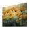 Golden Hour Poppies In Summer II - coquelicots, art mural sur bois de pin naturel