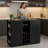 47.2" Kitchen Island with Drop Leaf & Power Outlet-126487174