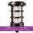 Solar Powered Integrated LED Aluminium Pathway Light Pack