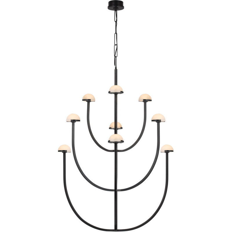 Kelly Wearstler Pedra X-Large Three-Tier Chandelier, Bronze