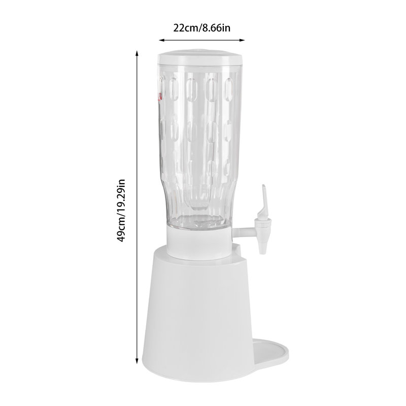 Distributeur de boissons 67,6 oz avec tube à glace Marina