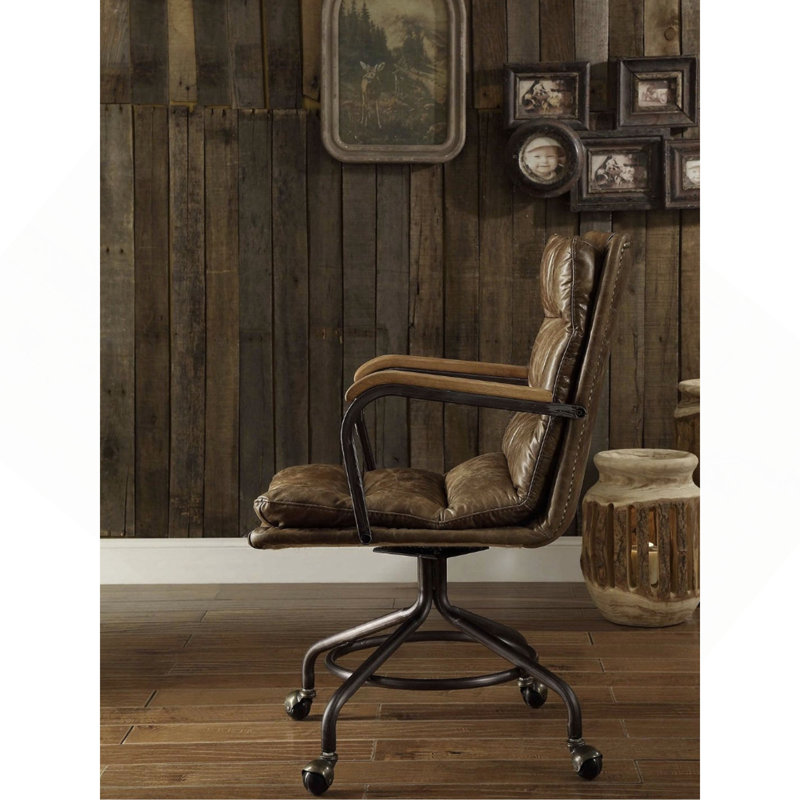Chaise de bureau Harith II, Brun
