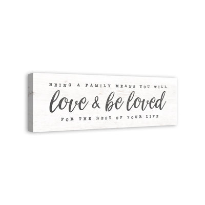 Love and Be Loved Canvas Print