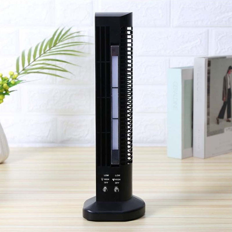 Ventilateur de tour USB Kondieu Hot Selling, Noir