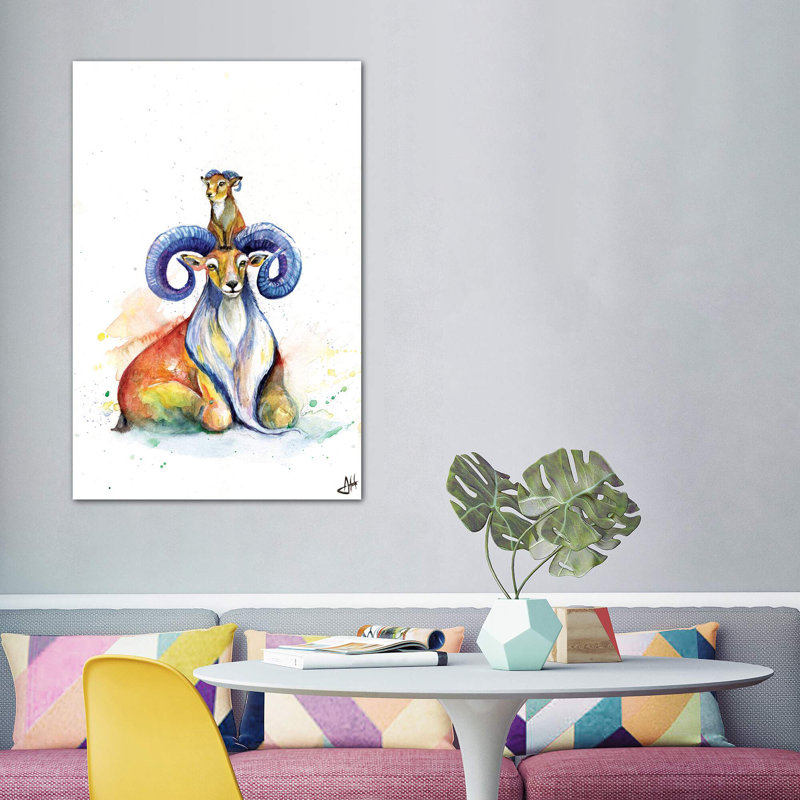 Décoration murale pour enfants Uncanny Urial, Toile tendue, H 60 po x l 40po x P 1,5 po