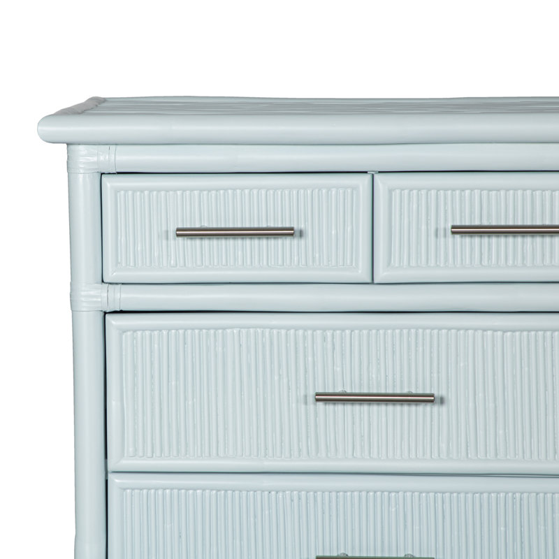 4 - Drawer Nightstand, Light Blue