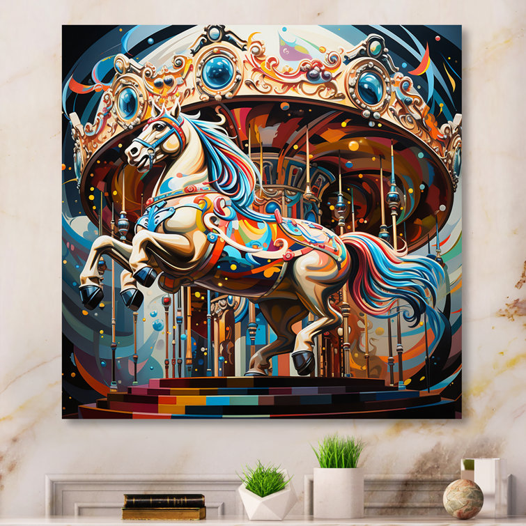 Carousel Horse Canvas Print