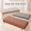 Coussin de banquette sur mesure de 7,6 cm de haut avec double passepoil et 2 attaches pour banquette de salle à manger ou coin repas.-792013346-792013352