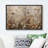 Vintage Dried Wildflowers Neutral Tones Art - Pictures Extra Large Framed Canvas Print Wall Art-1446068363-1446068412