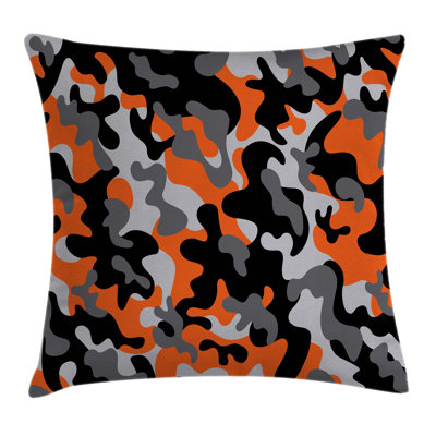 Camo Artistic Military Modern Square Pillow Cover