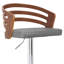 Swivel Upholstered Adjustable Height Counter Stool-1497249023