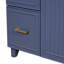 Armoire de salle de bain de style transitionnel de 36 pouces avec lavabo en résine, 2 tiroirs et 1 tablette de rangement réglable-592898581