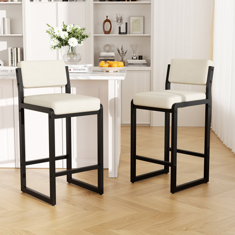 Comfortable Faux Leather Upholstered Dining Chair With Slightly Reclined Backrest And Straight Legs For Enhanced Support