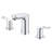 BauLoop Widespread Bathroom Faucet with Drain Assembly