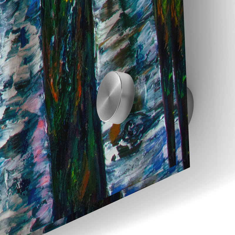 «Sleeping Meadow» par Lena Owens, art mural en verre acrylique, H 24 po x l 36 po x P 0,2 po