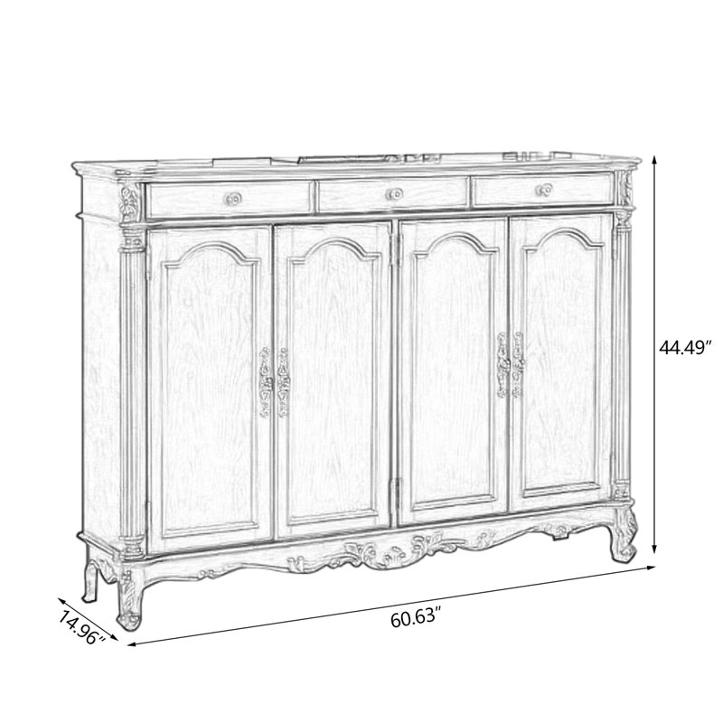 Cherry Solid Wood Shoe Storage Bench