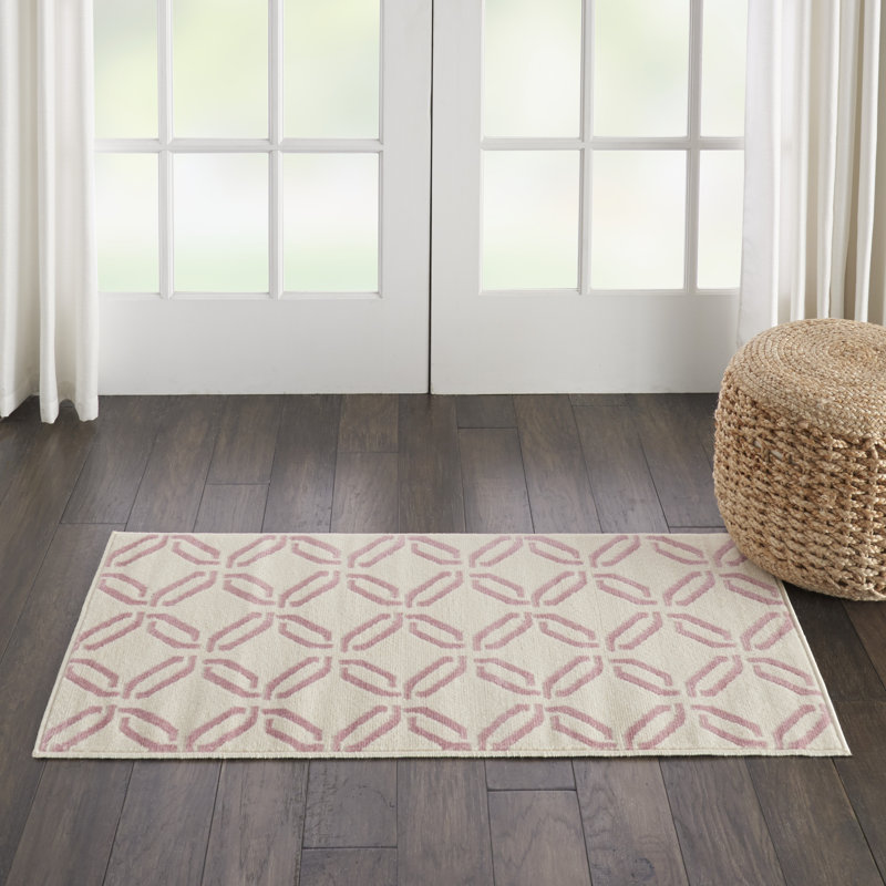 Tapis ivoire Sheron Eclectic Bohemian, Rectangle 2 pi x 4 pi