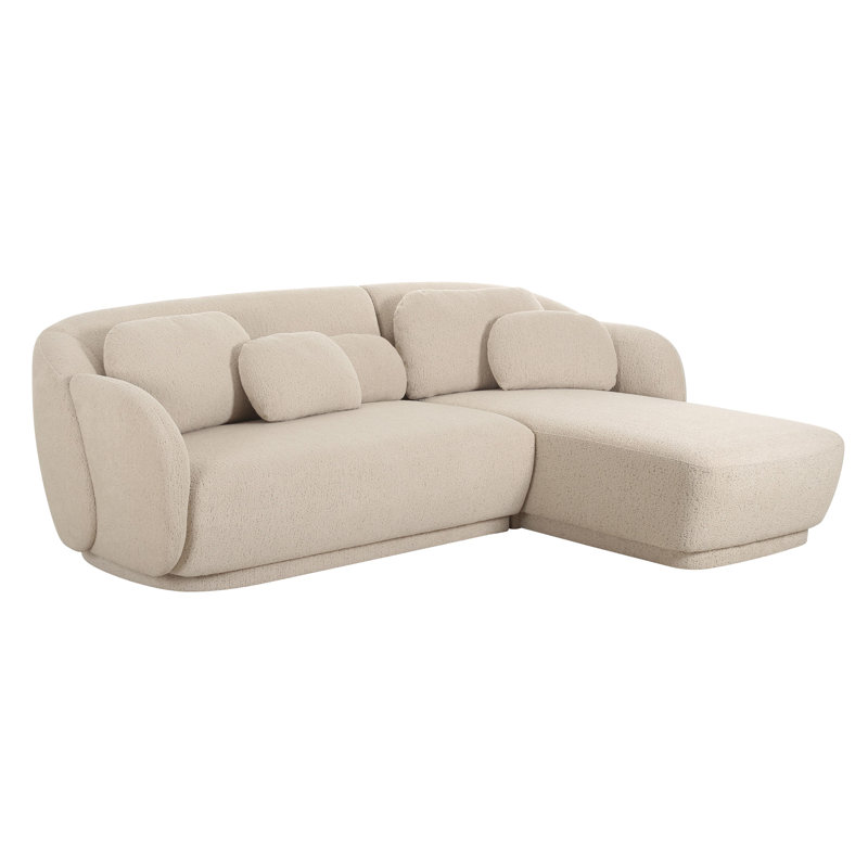Cheslea Upholstered L-Shaped Sectional, Right Hand Facing
