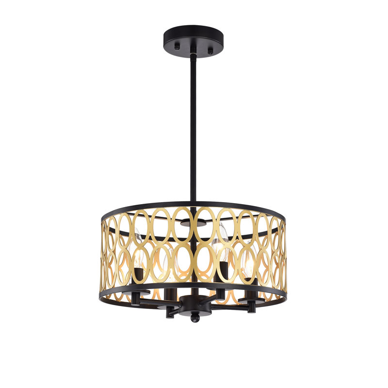 Lustre tambour 4 lumières