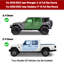 Running Boards For 2018-2025Jeep Wrangler JL / 20-26 Jeep Gladiator JT 4 Doors