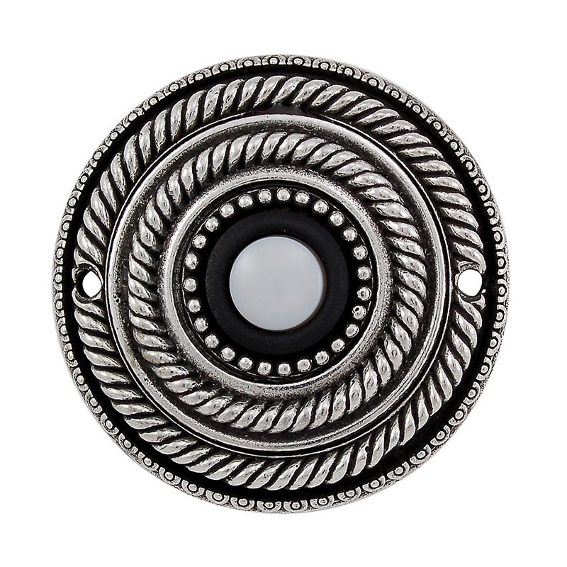 Sanzio Push Button, Vintage Pewter