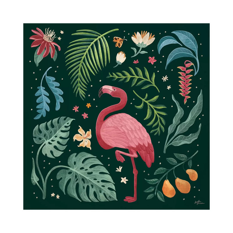 Jungle Love VI by Janelle Penner - Wrapped Canvas Print, 30.48 cm H x 30.48 cm W