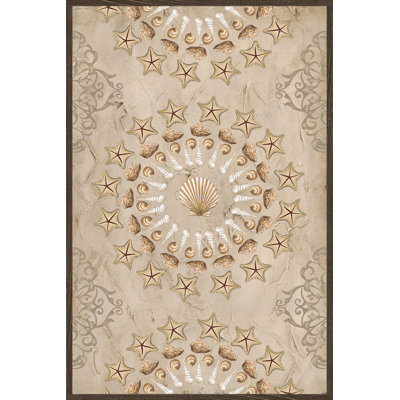 La Mer Medallions VI by June Erica Vess - Wrapped Canvas Art Prints