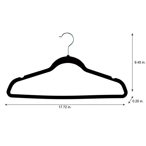 TIMMY Plastic Hangers,Clothes Hangers 50 Pack,Heavy Duty Hangers, Space  Saving Non Velvet Adult Slim Large Coat Hangers (Grey)