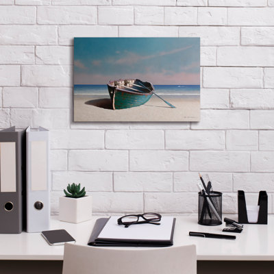 «Breakwater Bay« Solitaire »par Zhenhuan Lu, art mural sur toile