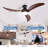 52 Inch Modern Ceiling Fan With 3 Color Dimmable Solid Wood  Blades Remote Control Reversible DC Motor For Bedroom-1465925283-1465925293