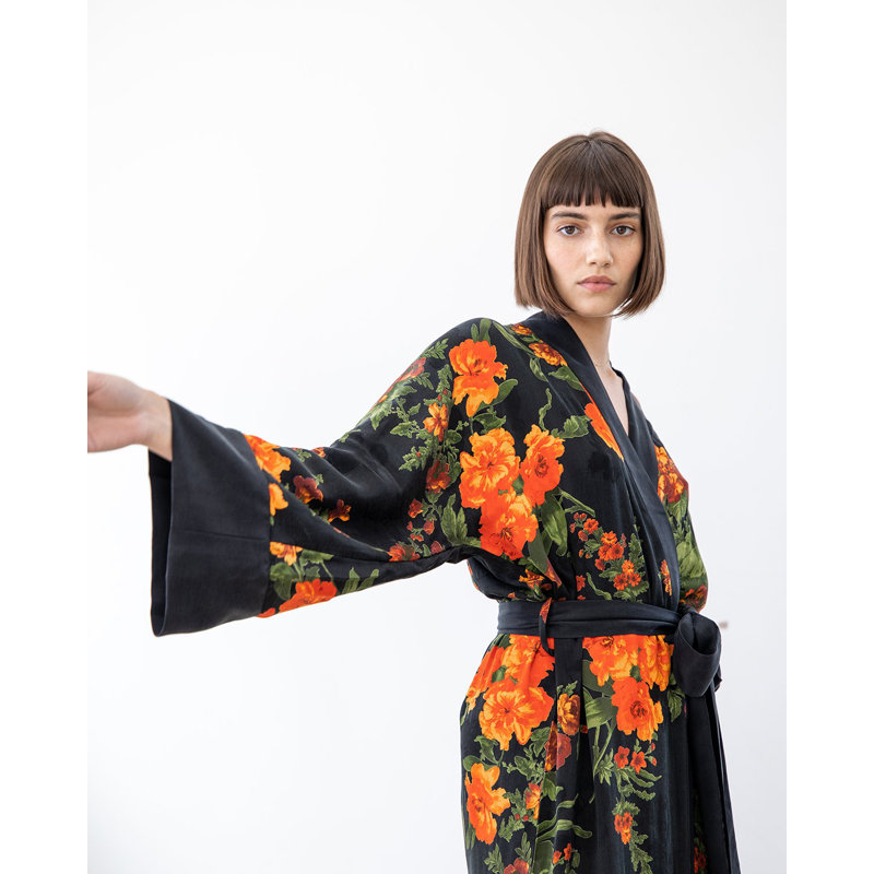 Robe kimono pour femme Olivia