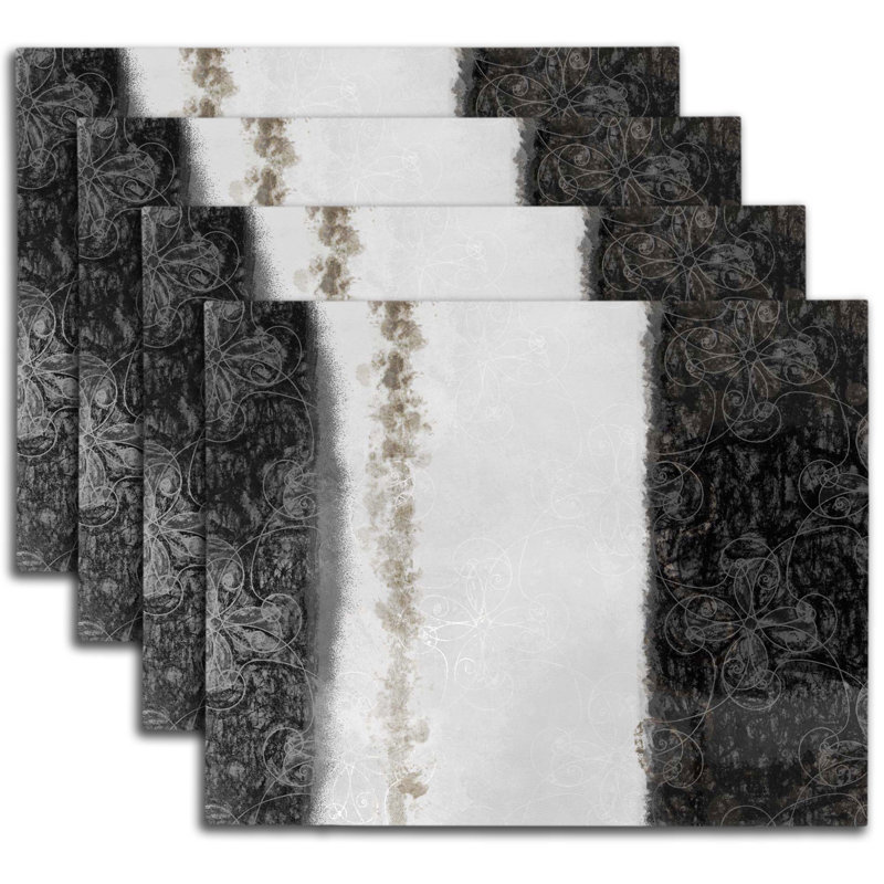 Napperon abstrait en polyester